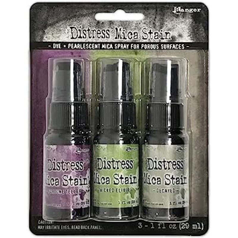 Tim Holtz- Distress Mica Stain 2022 리미티드 에디션 - 할로윈 세트