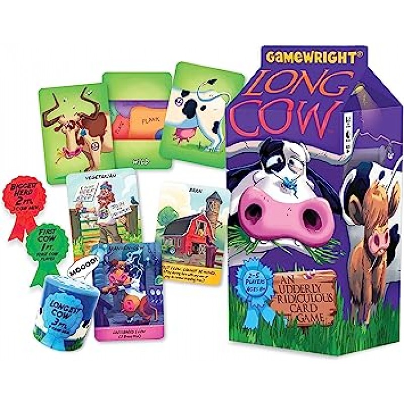 Gamewright Long Cow - 우스꽝스러운 카드 게임