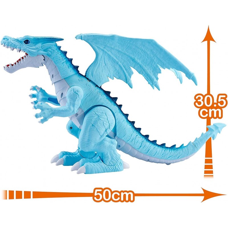 Robo Alive 로보 얼라이브 ZURU 36678 드래곤 블루 로봇 장난감 전자 드래곤