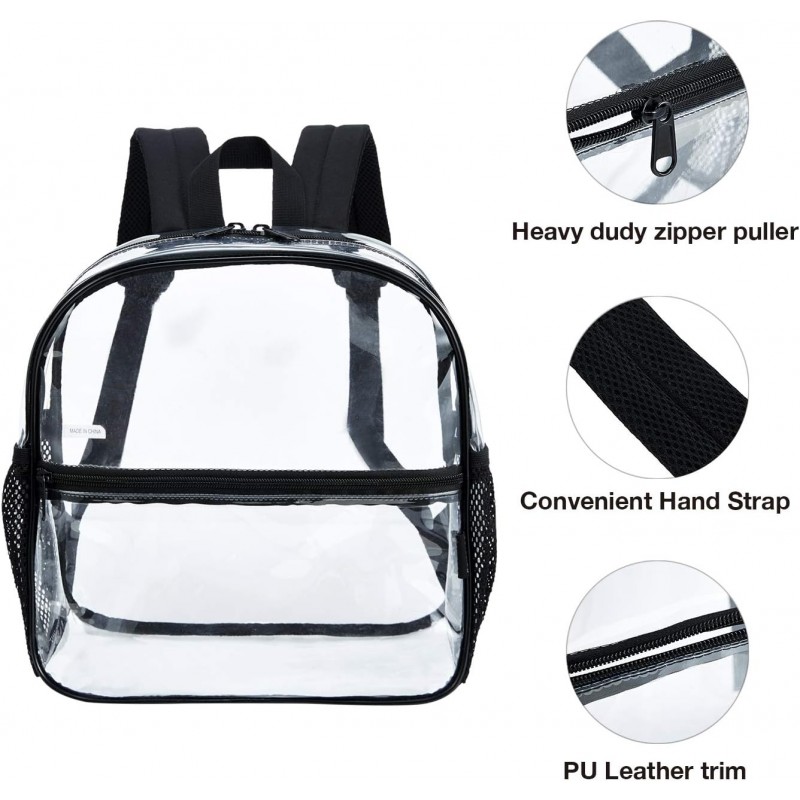 Yorssley Clear Backpack 스타디움 승인, 방수 투명 배낭