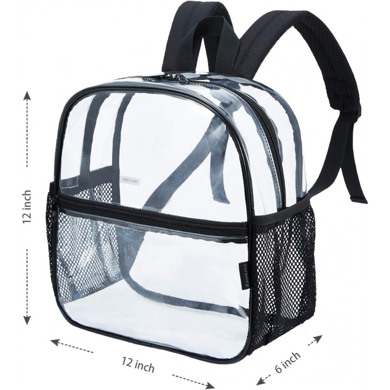 Yorssley Clear Backpack 스타디움 승인, 방수 투명 배낭