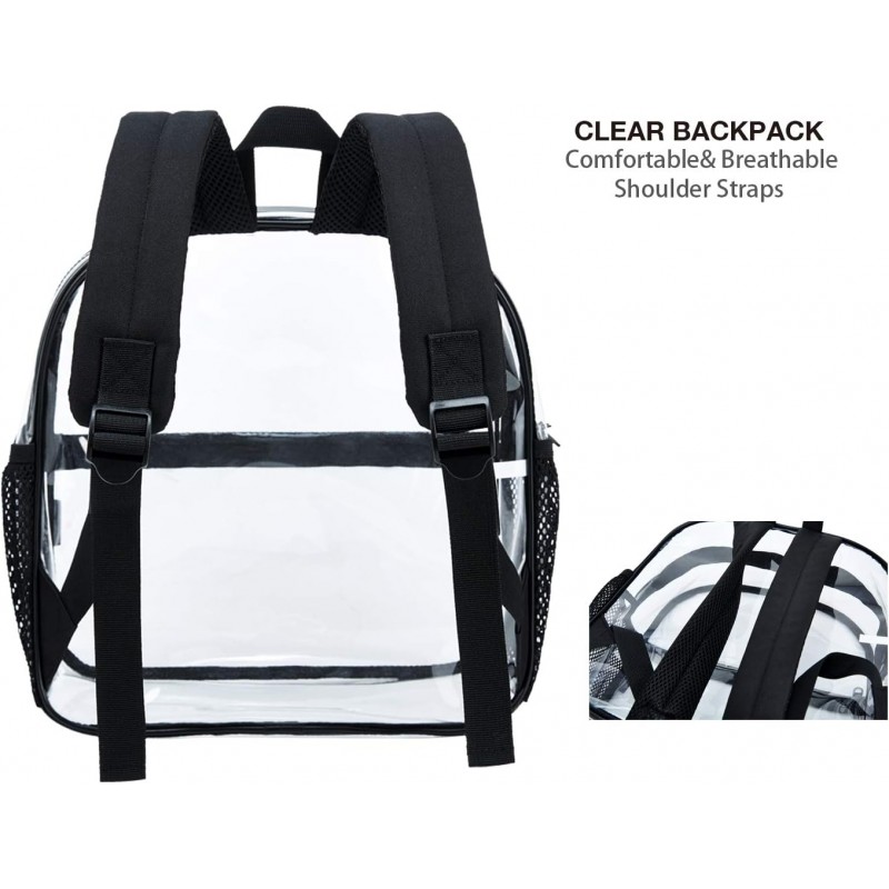 Yorssley Clear Backpack 스타디움 승인, 방수 투명 배낭