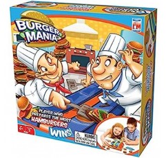 버거매니아 Build-A-Burger 게임, 6세 이상 어린이를 위한 미세 운동 기술 및 손재주 개발