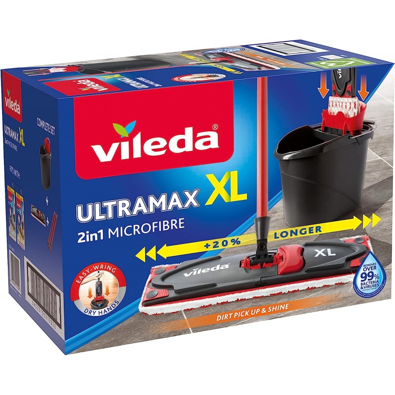 Vileda Ultramat XL 컴플리트 박스 플로어 걸레 세트