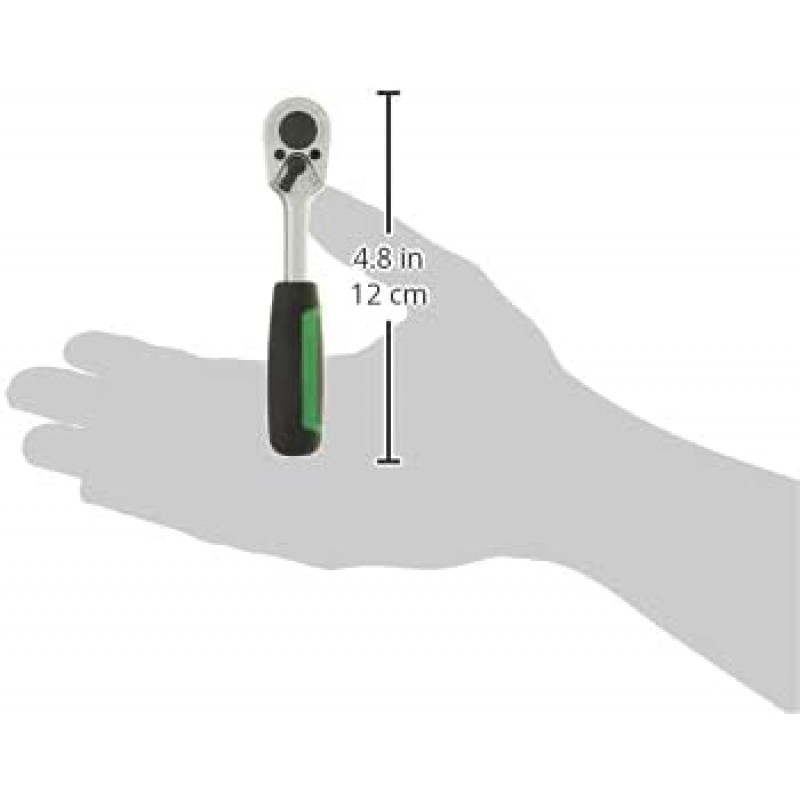 Stahlwille 라쳇핸들 415-2K 소켓 핸들 1/4인치 117mm