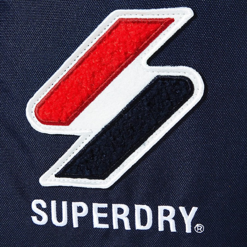 Superdry 남성용 스포츠 스타일 사이드 숄더백 딥 네이비 원사이즈