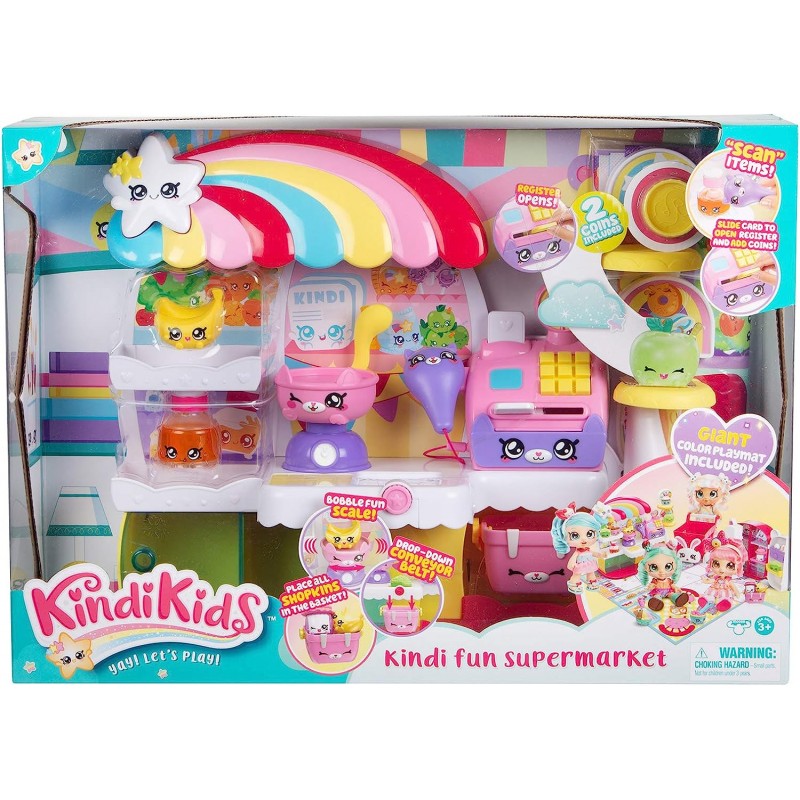 Kindi Kids Kitty Petkin 슈퍼마켓 50003 키즈 플레이 하우스 장난감