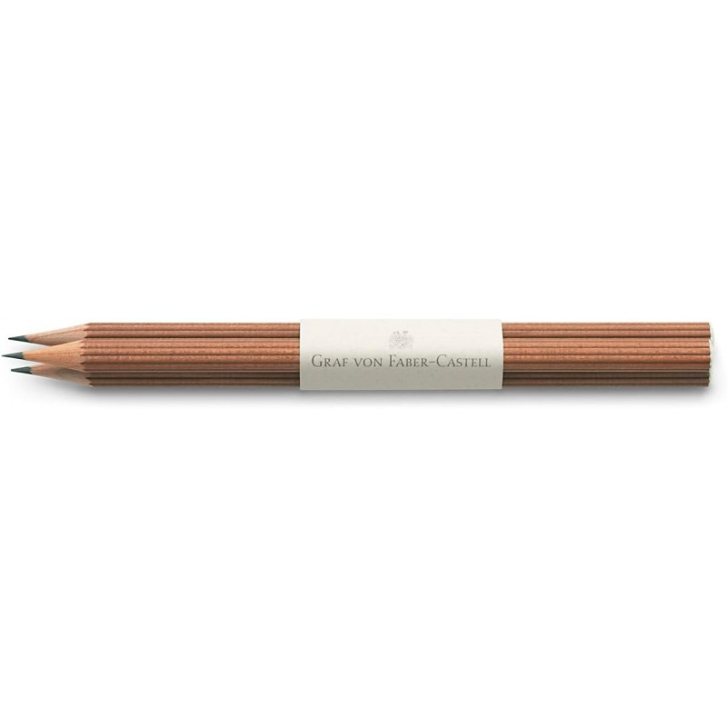 파버카스텔 Faber-Castell 118637 연필 B펜 Graf von 3조각 브라운