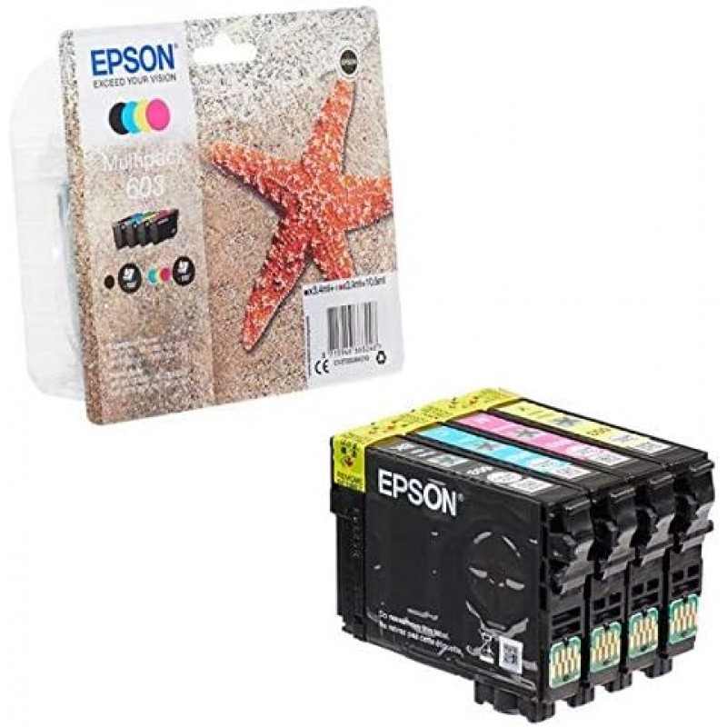 EPSON 603 불가사리 4색 멀티팩 잉크 카트리지