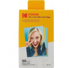 Kodak 미니 2 포토 잉크 카트리지 올인원 MC 리필 용지 54 x 86mm 50매