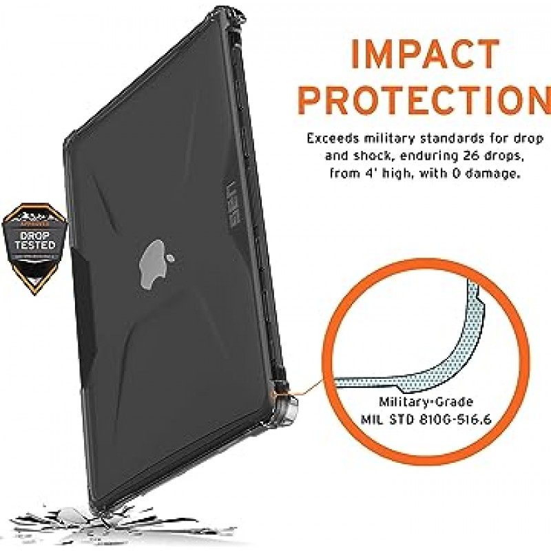 UAG MacBook Pro 13인치 케이스 2020-2021 M1, 2022 M2(A2289, A2251 및 A2338)용- 반투명