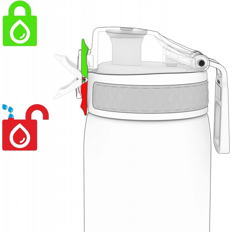 Ion8 누출 방지 슬림 물병 BPA 프리 유니콘 500ML i8500FPPUNIC