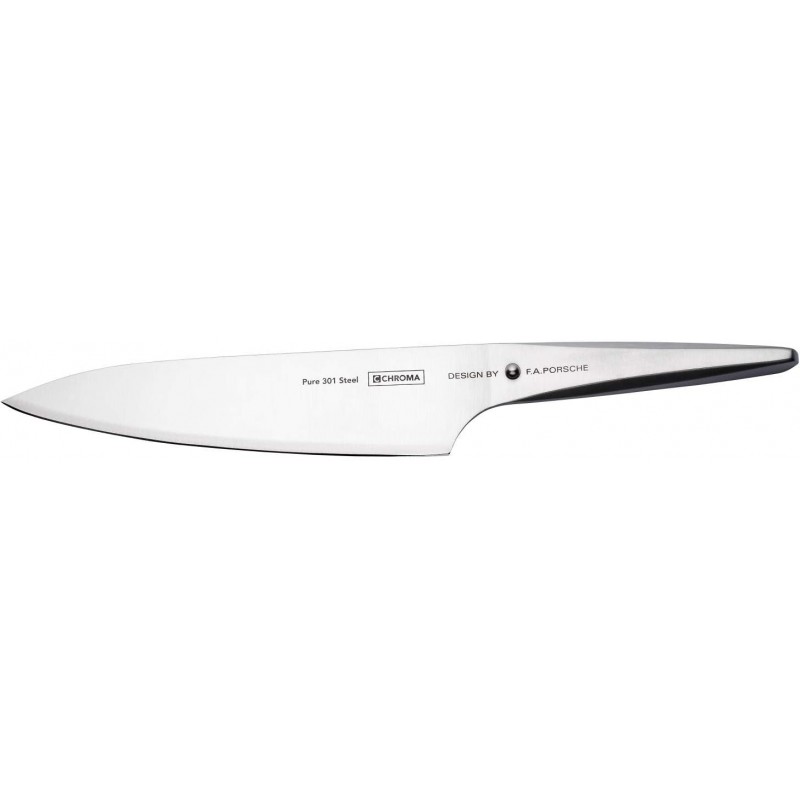 Chroma 나이프 타입 301, P-18, Design by F.A. 포르쉐, 20cm 인체공학적 손잡이가 있는 전문 칼