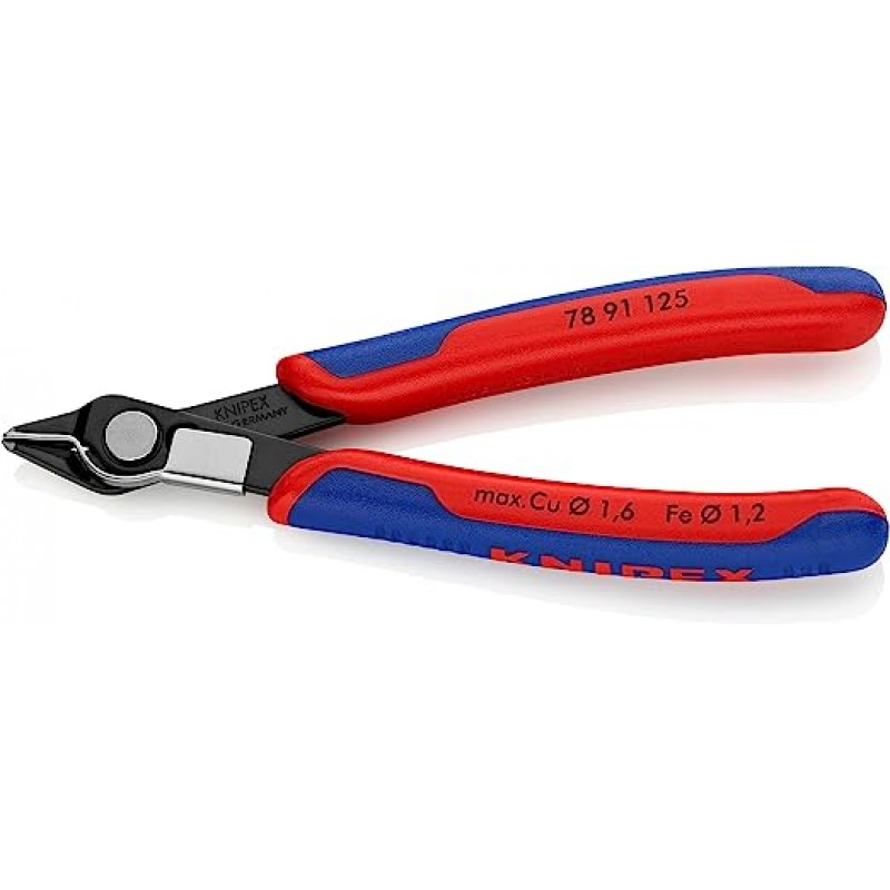 KNIPEX 전자식 슈퍼 닙(125mm) 다중 구성요소 슬리브로 광택 처리 78 91 125