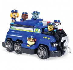 Paw Patrol 6052956 체이스의 총 팀 구조 경찰 차량 피규어