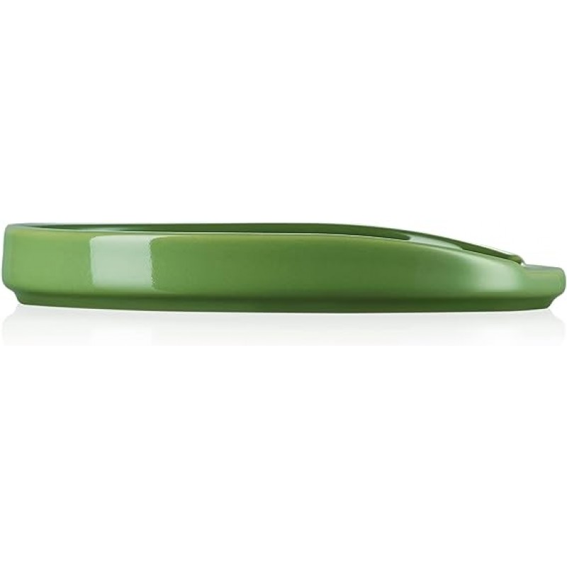 Le Creuset 르쿠르제 타원형 스푼 레스트 받침대 대나무 그린 16cm