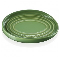 Le Creuset 르쿠르제 타원형 스푼 레스트 받침대 대나무 그린 16cm