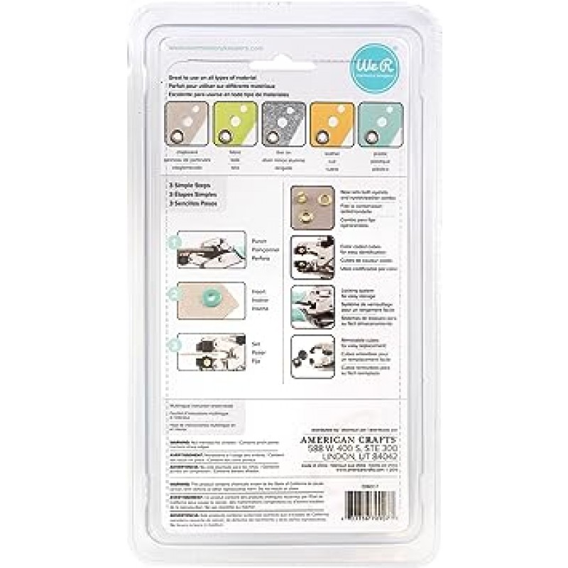We R Memory Keepers Hole punch 홀 펀치 아일렛 세터 블루