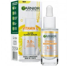 Garnier Skin Naturals 글로우 앤 안티-다크 스팟 브라이트닝 세럼, 30ml