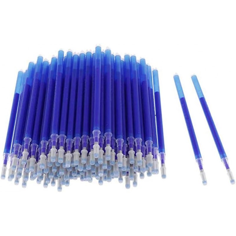 100 Pcs 열 지울 수있는 패브릭 리필 패치 워크 마킹 펜 자수를위한 고온 사라지는 잉크