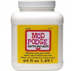 Mod Podge CS15092 워터베이스 실러, 접착제 및 마감재, 64온스, 무광택