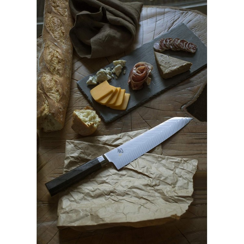 Shun Cutlery 듀얼 코어 Kiritsuke 칼 8인치 전문 요리사 정통 수제 일본 칼