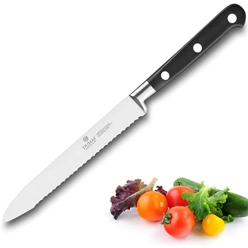 32 두마스- 4.75인치 프렌치 톱니 프랑스산 Rousselon Dumas Sabatier