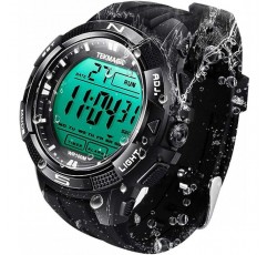 TEKMAGIC 10 ATM 디지털 잠수정 남여 성인 다이빙 시계 100m 방수 수영 스포츠 손목 시계