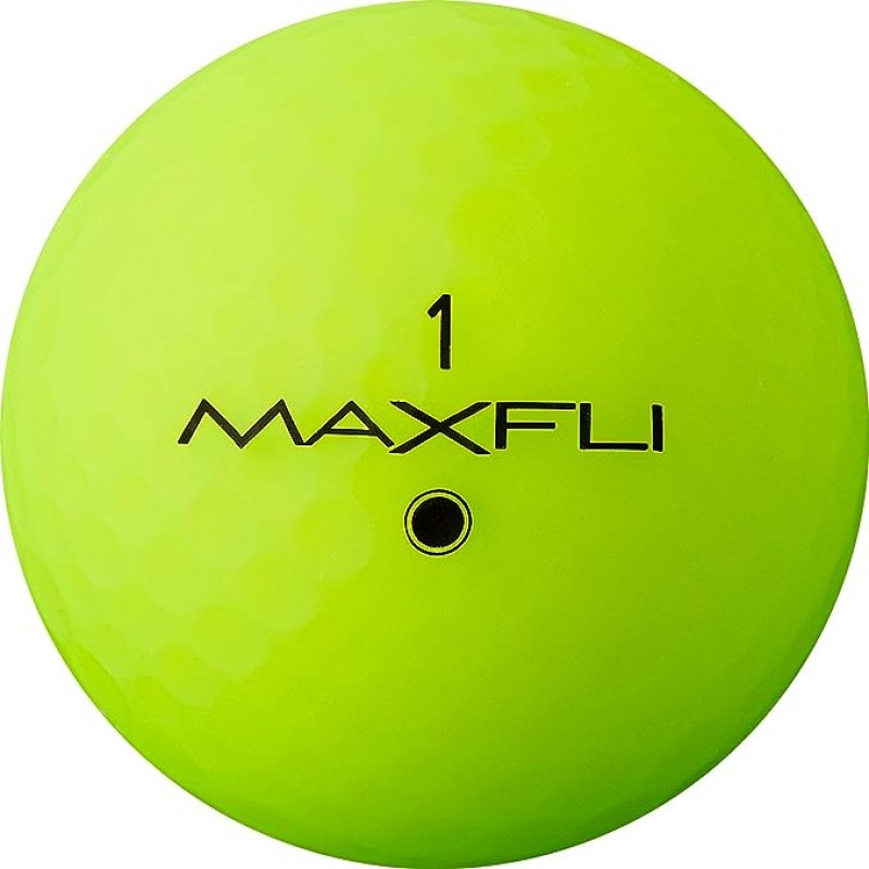 Maxfli StraightFli 매트 골프 공 그린 12개 팩