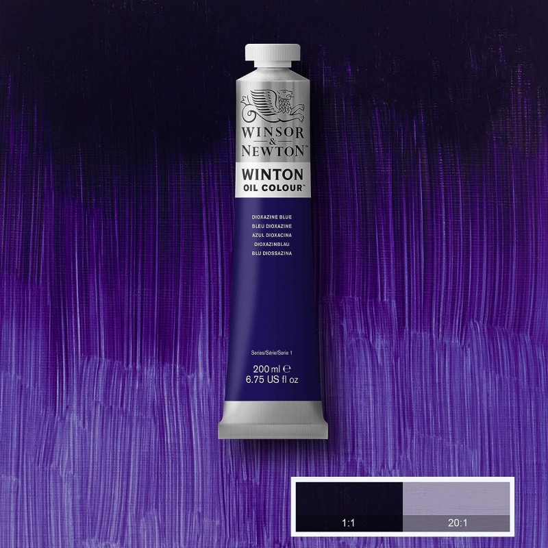 Winsor & Newton Winton 오일 컬러, 200ml(6.75-oz) 튜브, 디옥사진 블루