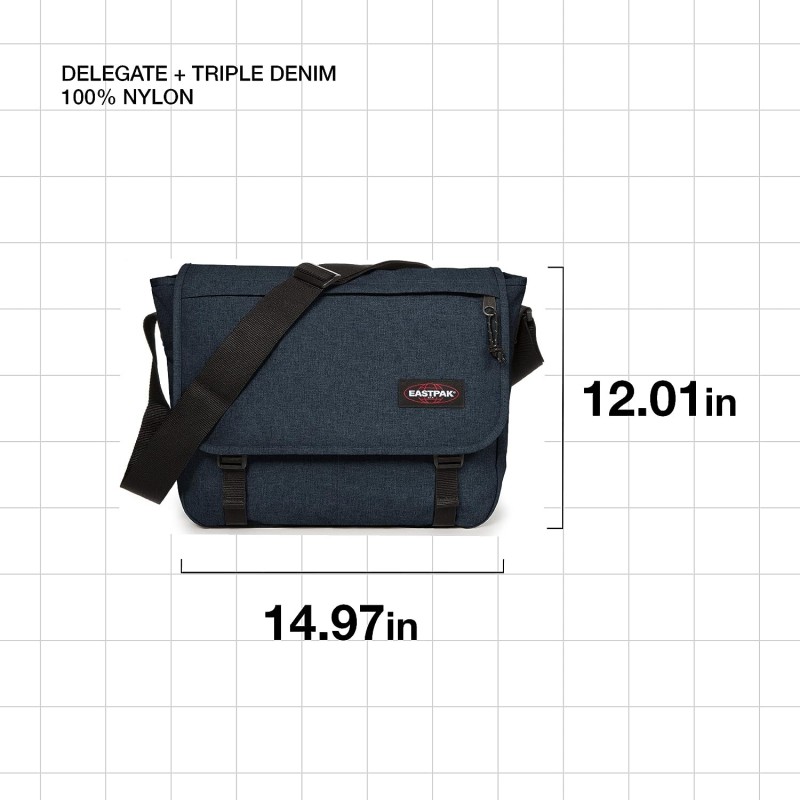 EASTPAK 남녀공용 숄더백 메신저백 38cm, 20L