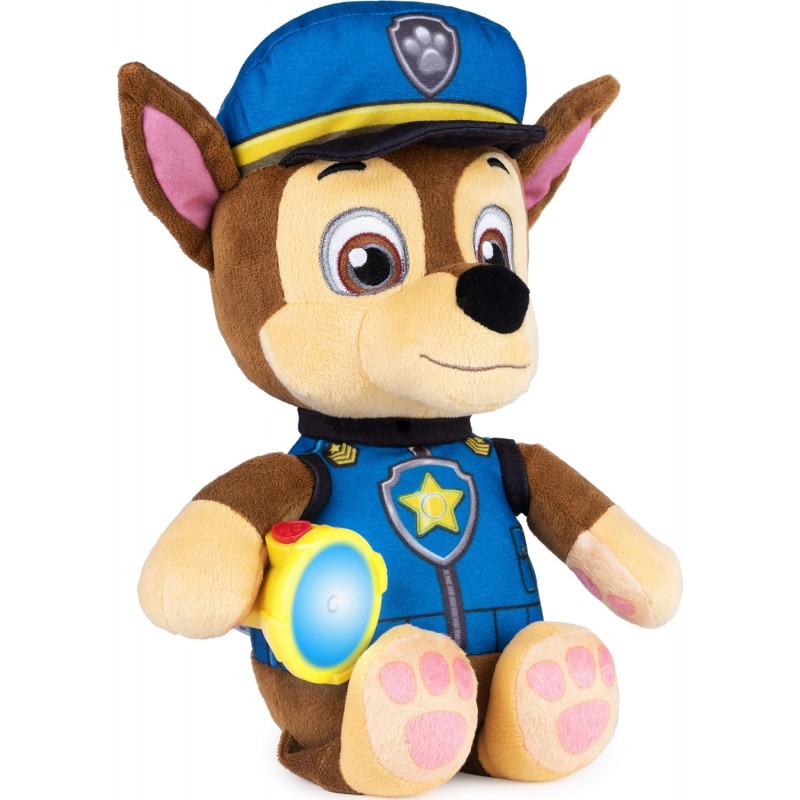 Paw Patrol, 손전등과 소리가 포함된 체이스 플러시 천을 꼭 안아주세요