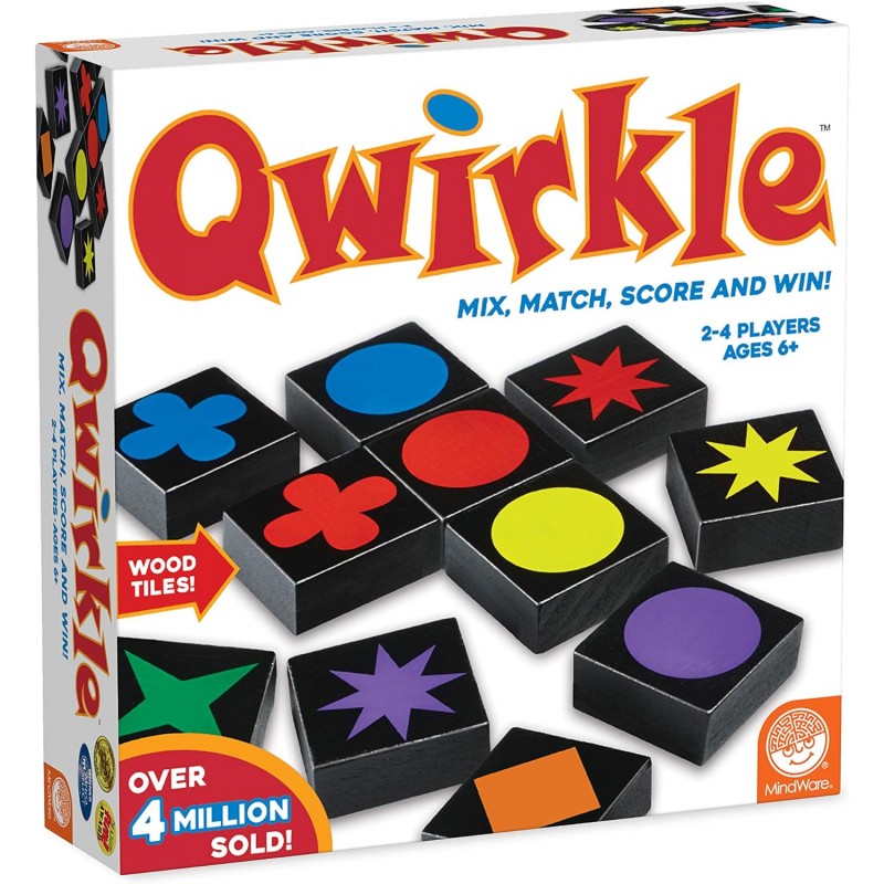 Mindware 마인드웨어 Qwirkle UK Edition(신규) 보드게임 5세 이상 어린이