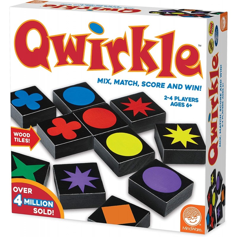 Mindware 마인드웨어 Qwirkle UK Edition(신규) 보드게임 5세 이상 어린이