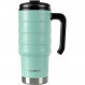 HAUSHOF 단열 보온 머그 700 ml 여행, 자동차, 사무실, BPA 프리용 뚜껑과 손잡이 포함