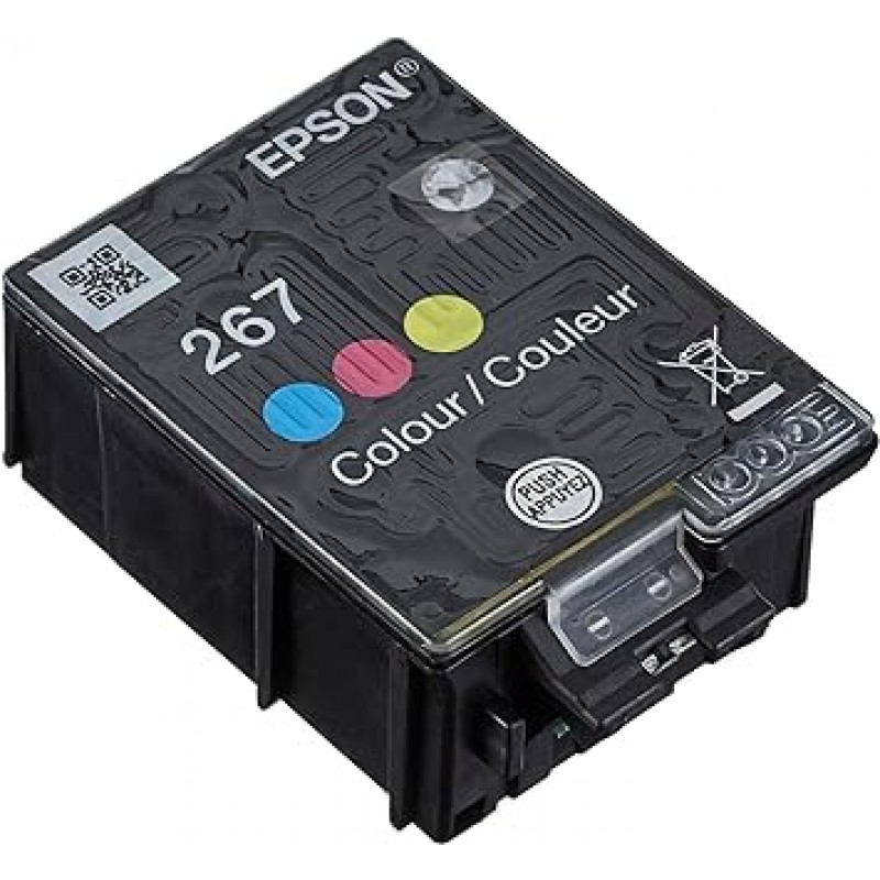 Epson 앱손 267 잉크 카트리지 멀티팩 3가지 색 시안, 마젠타, 옐로우 T2670