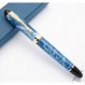 czxwyst JINHAO X450 만년필 메탈 펜 M 타입 미디엄 팁 0.7mm (블루)
