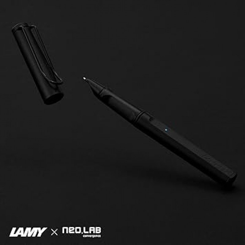 라미x네오스마트펜, 쓰기와 디지털, 라미 사파리 올블랙 ncode NWP-F80 스마트펜, 노트북(정품)