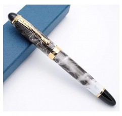 czxwyst JINHAO Jinhao X450 만년필 메탈 펜, 미디엄 포인트, 0.7mm (그레이)