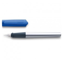 LAMY nexx 작은 펜촉 만년필 컨버터 부착 Z28 블루