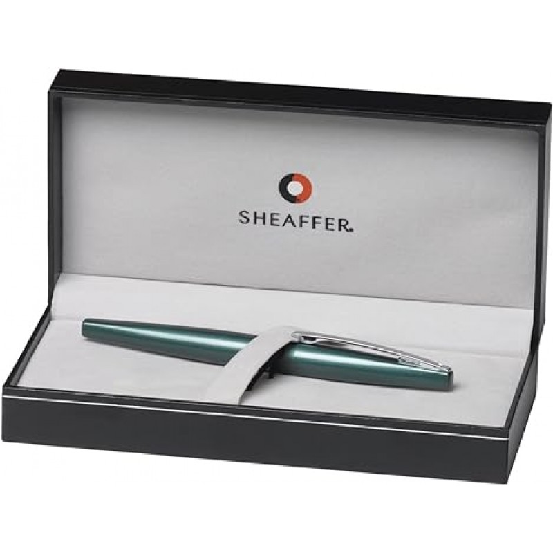 Sheaffer Taranis 작은 만년필 숲 녹색 크롬 트림 (E0944643-PB2)