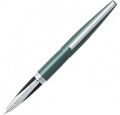 Sheaffer Taranis 작은 만년필 숲 녹색 크롬 트림 (E0944643-PB2)