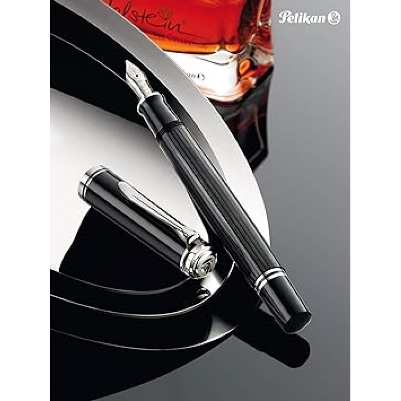 Pelikan Souverän m405 Stresemann Fountain 펜,팔라듐 트림, 803823