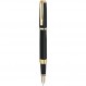 Waterman – Exception : Ideal 블랙 GT fountain-pen, 골드 트림, 솔리드 골드 18 kt Fine 펜촉.