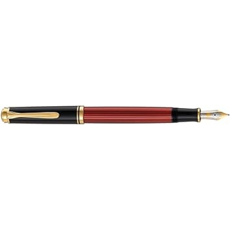 Pelikan Souveran m400 Fountain 펜, Extra Fine ,블랙/레드( 925131 )