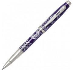 Sheaffer 광택 보라색 패턴 롤러 볼펜 (9271-1)