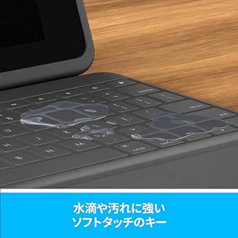 Logitech iK1054BKA 키보드 iPad 10.2 인치 9/8/7세대 흑연, 견고한 FOLIO 얇은 스마트 커넥터 호환 키보드 케이스와 호환 가능