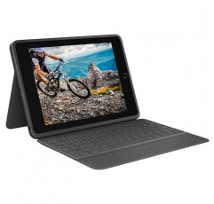 Logitech iK1054BKA 키보드 iPad 10.2 인치 9/8/7세대 흑연, 견고한 FOLIO 얇은 스마트 커넥터 호환 키보드 케이스와 호환 가능