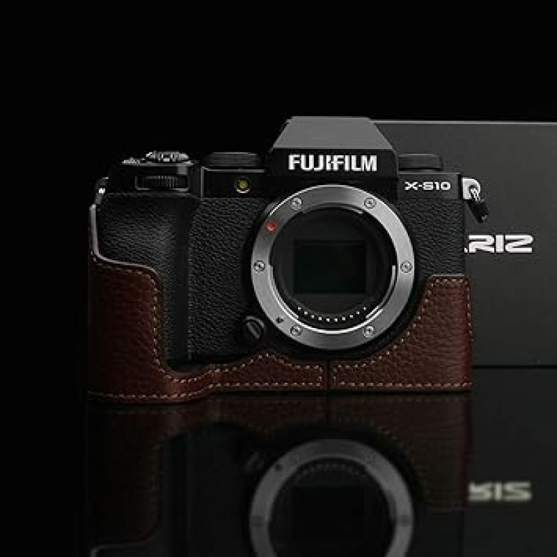 GARIZ FUJIFILM X-S10 정품 가죽 카메라 케이스 XS-CHXS10BR 브라운