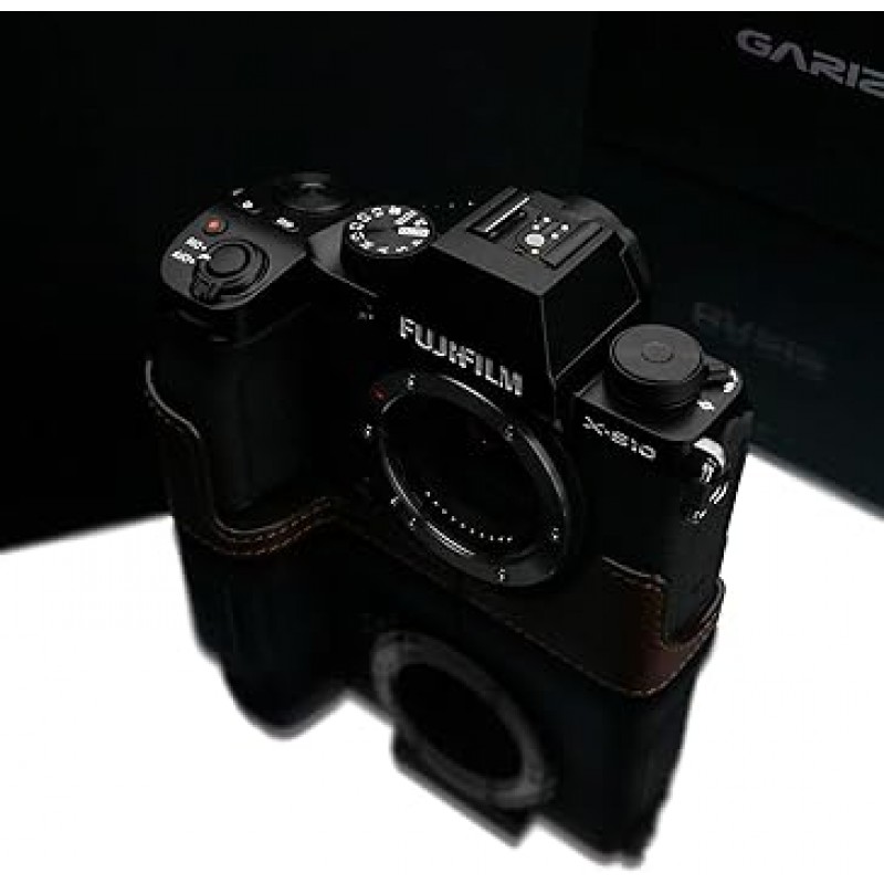 GARIZ FUJIFILM X-S10 정품 가죽 카메라 케이스 XS-CHXS10BR 브라운